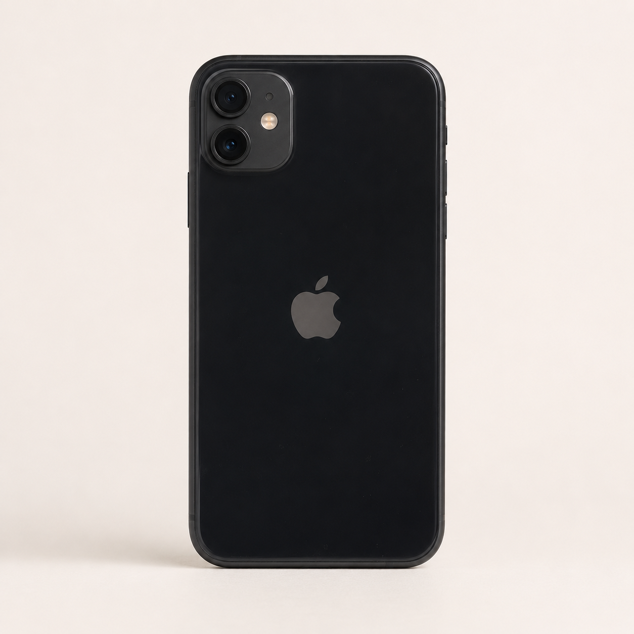 Premium studio image of black iPhone 11