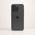 Premium studio image of dark iPhone 15 Pro